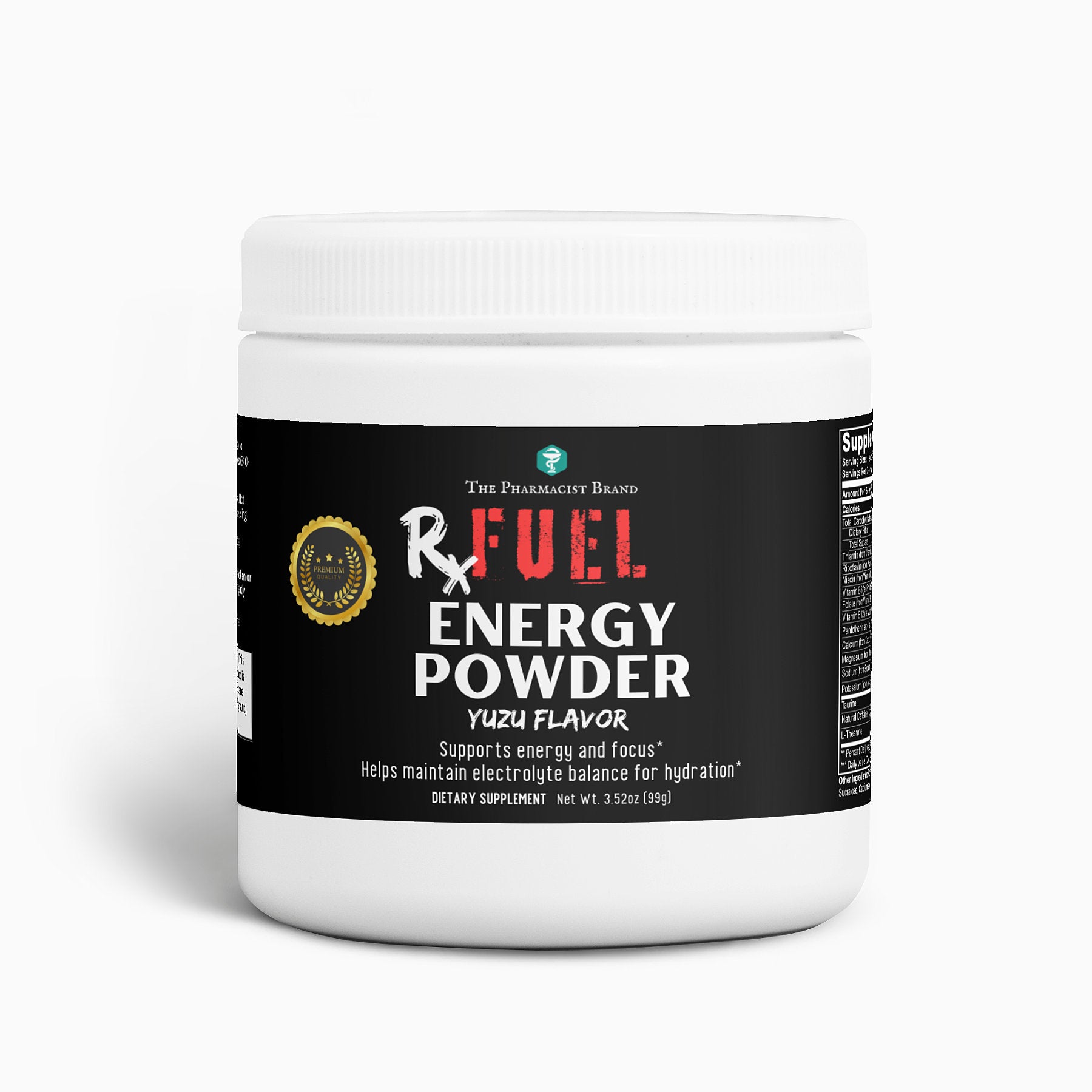 Energy Powder (Yuzu Flavor) – The Pharmacist Brand