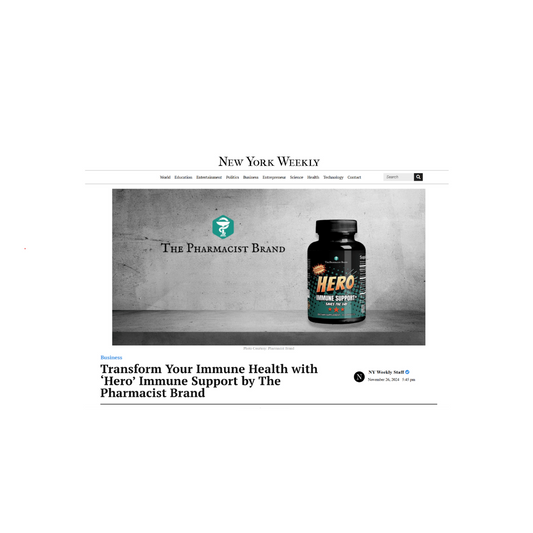 New York Weekly Highlights The Pharmacist Brand and HERO Immune Support