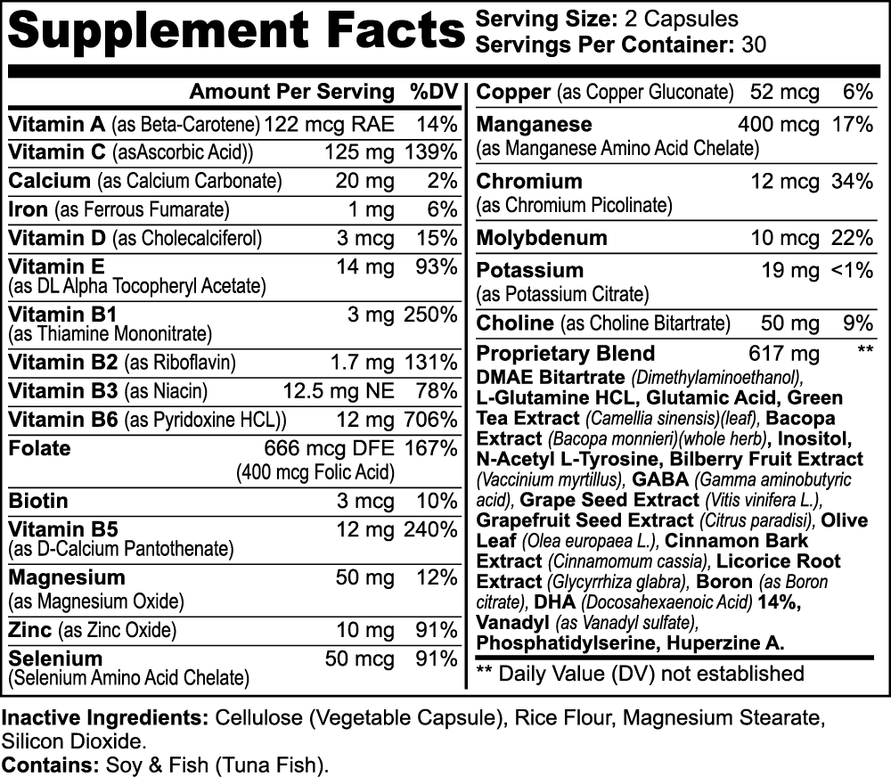 Total Focus Nootropic Formula